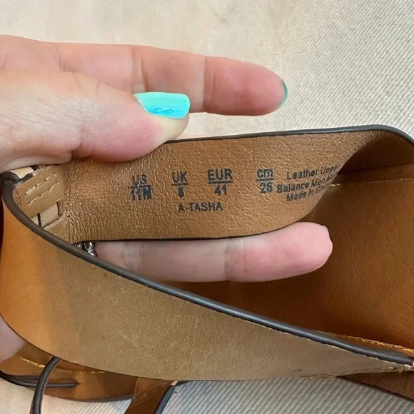 Anthropologie Sarto by Franco Sarto Tasha Sandals in Camel size 11 - Picture 9 of 10